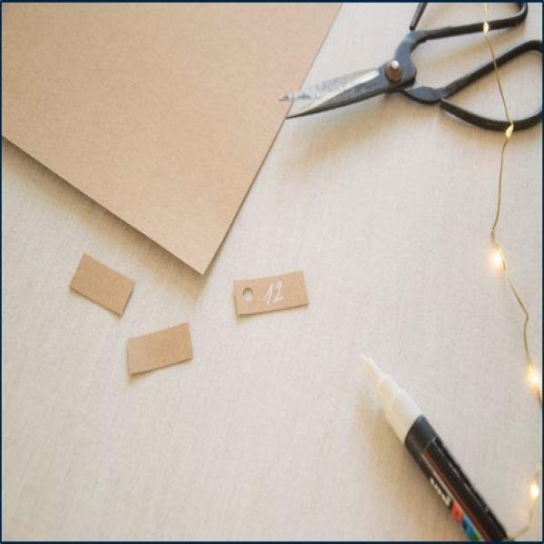 Bostik DIY Tutorial Bohemian Advent Calendar step 6