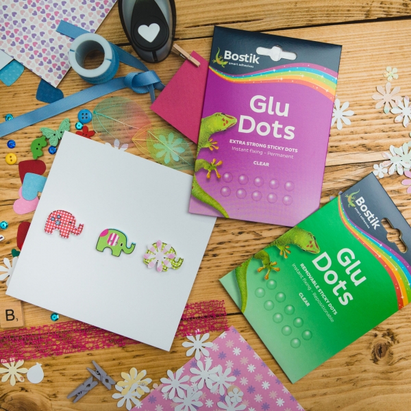 Bostik DIY Removable Glue Dots United Kingdom Impression