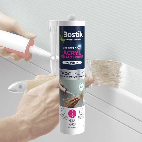 Bostik DIY Lituania Perfect Seal Acryl Instant paint