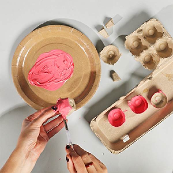 DIY Bostik Indonesia tutorials cherry blossom branch step 2