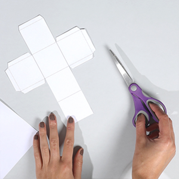 DIY Bostik Indonesia tutorail Self Esteem Dice Step 1