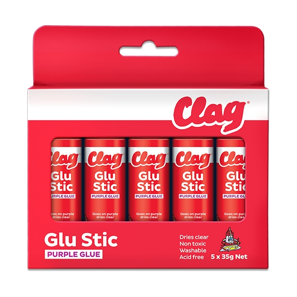 Bostik DIY Australia Craft Clag purple glu stic multipack