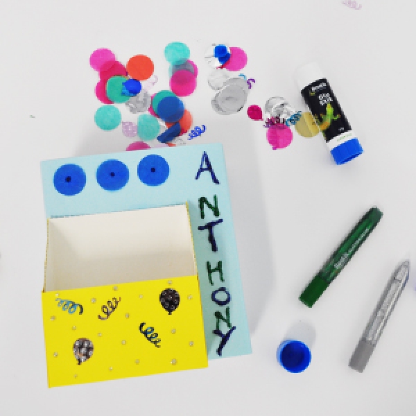 Bostik DIY Australia tutorial stationery holder step 4