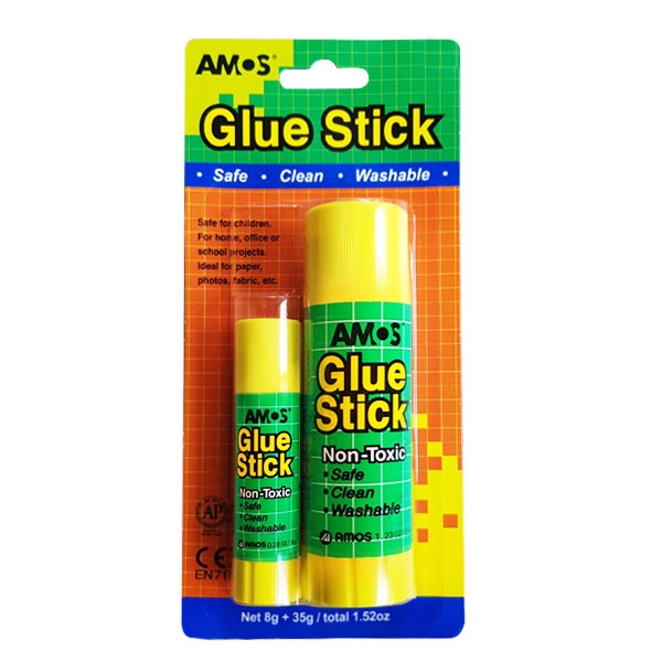 Bostik DIY New Zealand Stationery Craft amos glue sticks doublepack