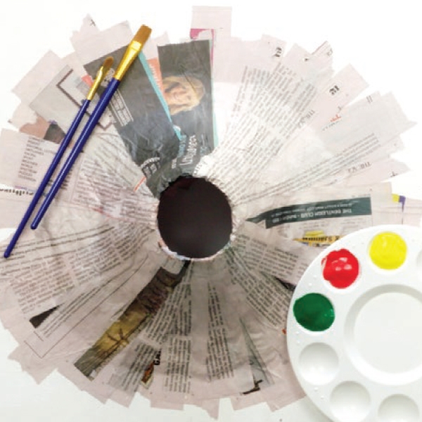 Bostik DIY tutorial Australia Erupting Volcano Step 6