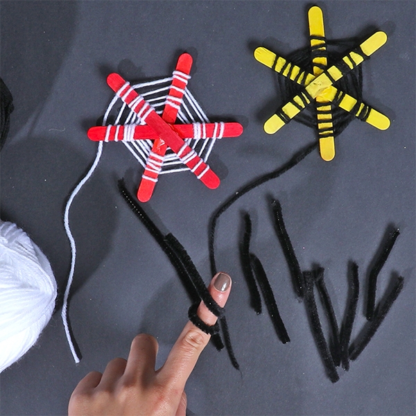 Bostik DIY Australia tutorial Halloween Spiders step 5