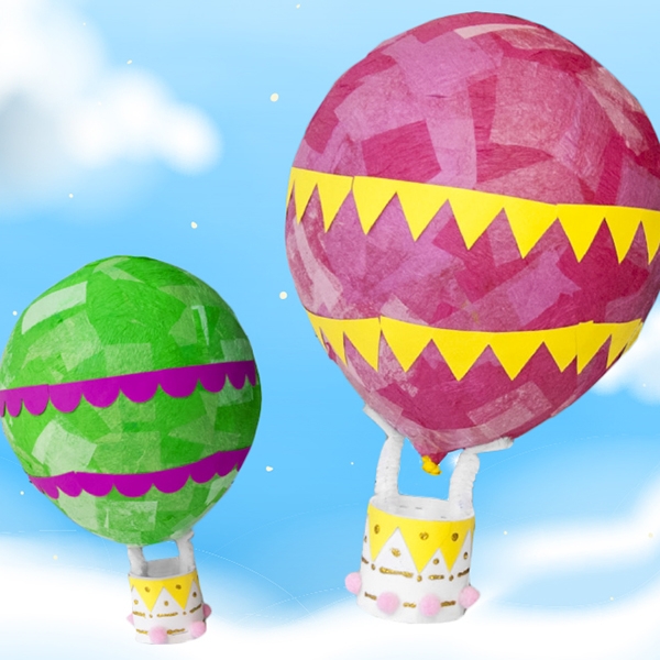 Bostik DIY Australia tutorial hot air balloon step 4