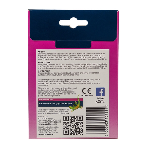 Bostik DIY Malaysia Stationary Craft Glu Dots Extra Strong product image