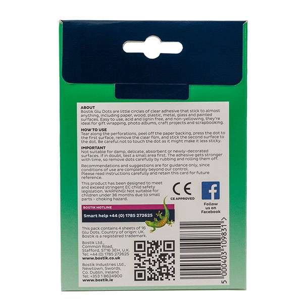  Bostik DIY Singapore Stationary Craft Glu Dots Removable product image