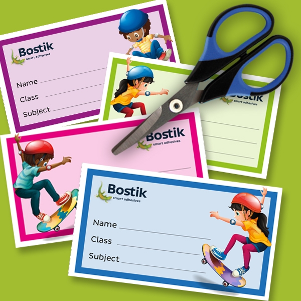 Bostik DIY South Africa Book Labels step 2