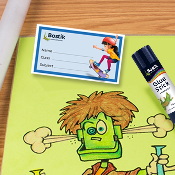 Bostik DIY South Africa Book Labels step 3