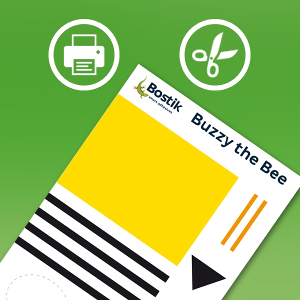 Bostik DIY South Africa Tutorial Buzzy The Bee step 1