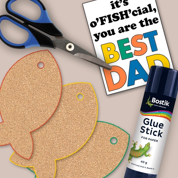 Bostik DIY South Africa Tutorial Fathers Day Card step 2