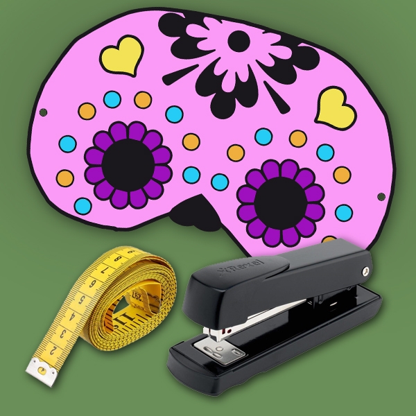 Bostik DIY South Africa Tutorial Halloween Masks step 3