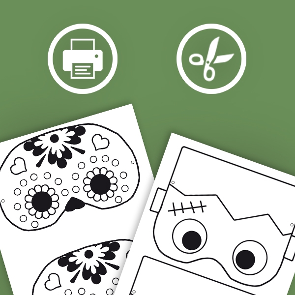 Bostik DIY South Africa Tutorial Halloween Masks step 1