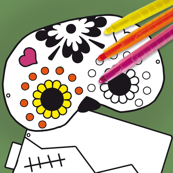 Bostik DIY South Africa Tutorial Halloween Masks step 2