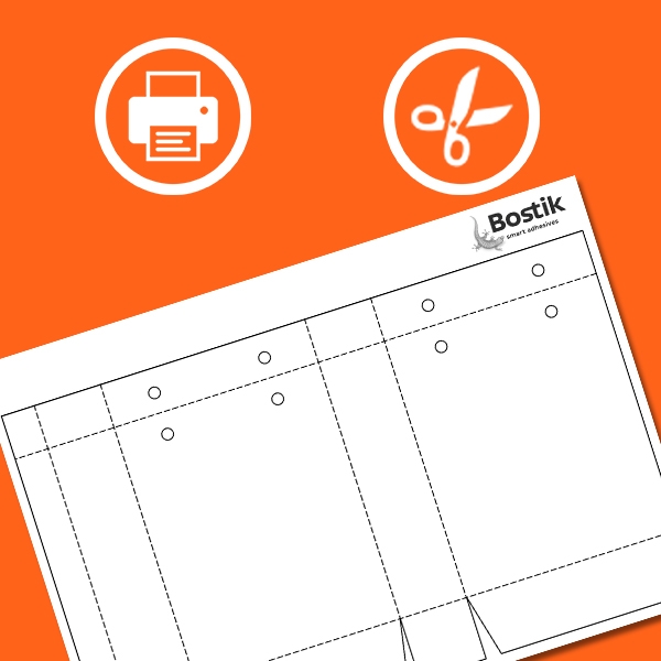 Bostik DIY South Africa Tutorial Halloween Party Bags step 1