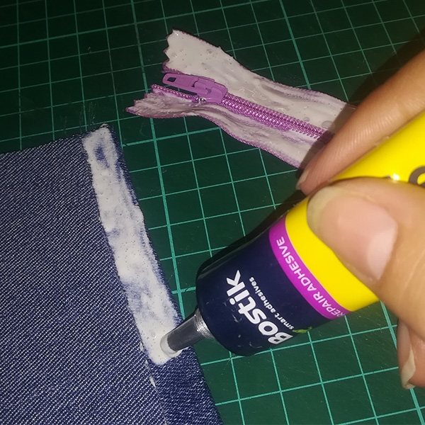 Bostik DIY South Africa Tutorial Sew Simple Pencil Bag step 2.2