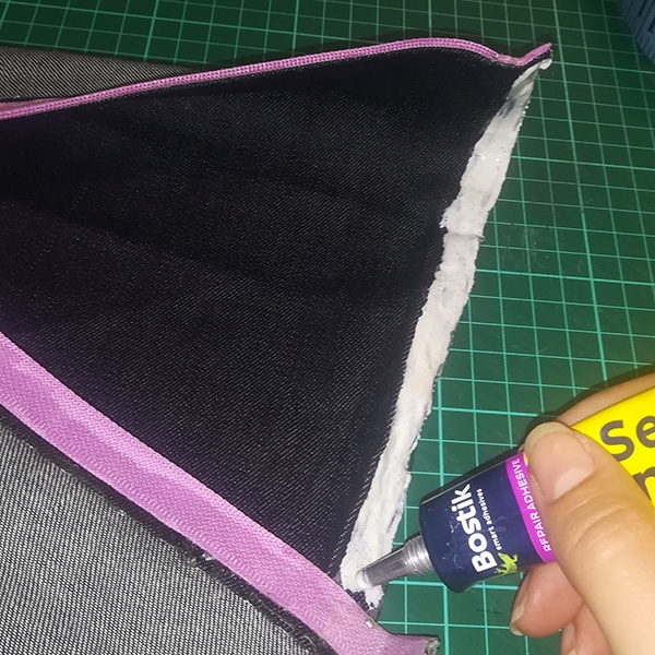 Bostik DIY South Africa Tutorial Sew Simple Pencil Bag step 2.3