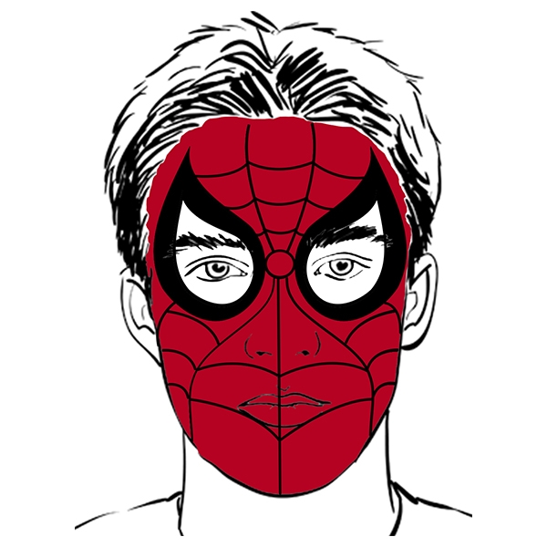 Bostik DIY South Africa Tutorial Superhero Facepaint step 4