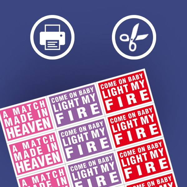 Bostik DIY South Africa Tutorial Wedding Match Boxes step 1