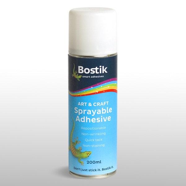 Bostik DIY South Africa Stationery - Art Craft Sprayable Adhesive product teaser