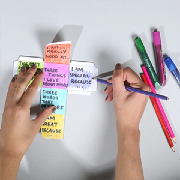 Bostik DIY Singapore Ideas That Stick Self Esteem Dice step 3