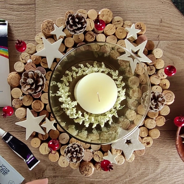 Bostik DIY Greece tutorial centerpiece step 10