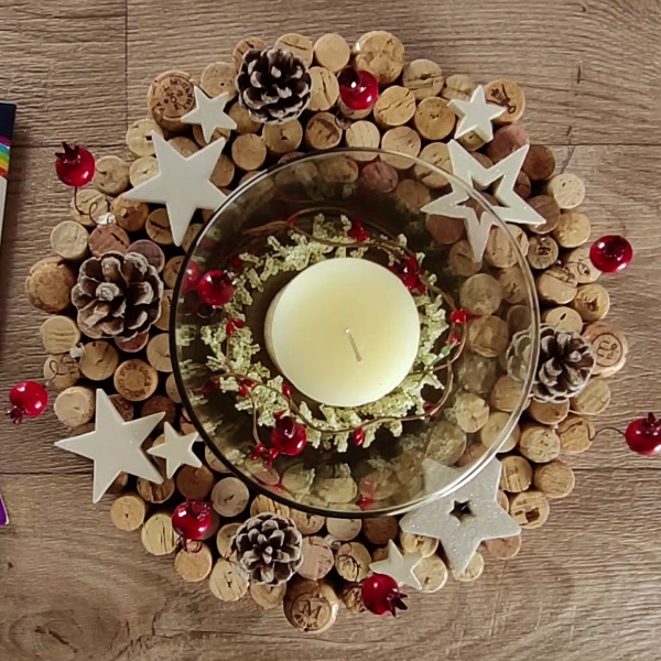 Bostik DIY Greece tutorial centerpiece step 11