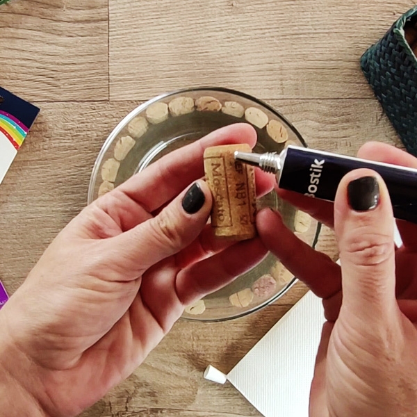 Bostik DIY Greece tutorial centerpiece step 3