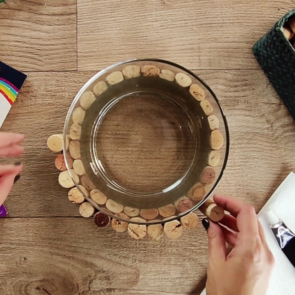 Bostik DIY Greece tutorial centerpiece step 4