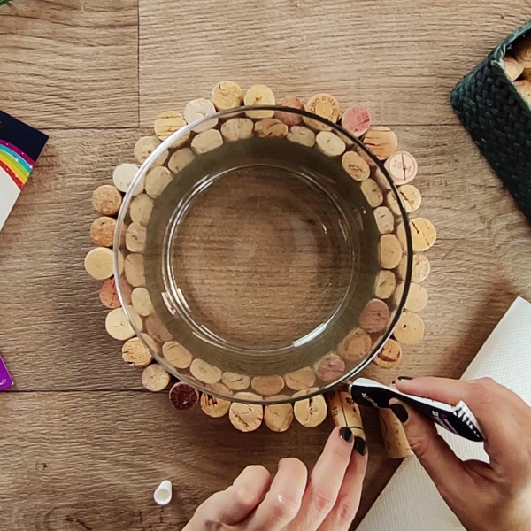 Bostik DIY Greece tutorial centerpiece step 5