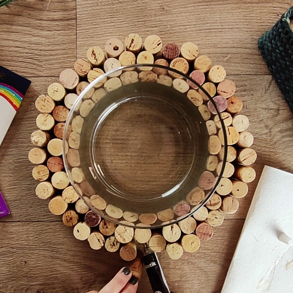 Bostik DIY Greece tutorial centerpiece step 6