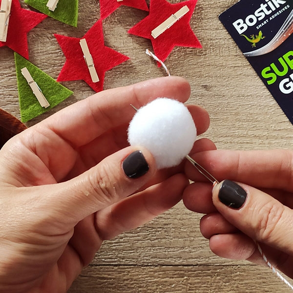 Bostik DIY Greece tutorial girlanda step 4