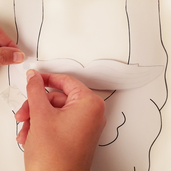 Bostik DIY South Africa Tutorial Paper Santa Hat step 11