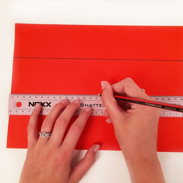 Bostik DIY South Africa Tutorial Paper Santa Hat step 2