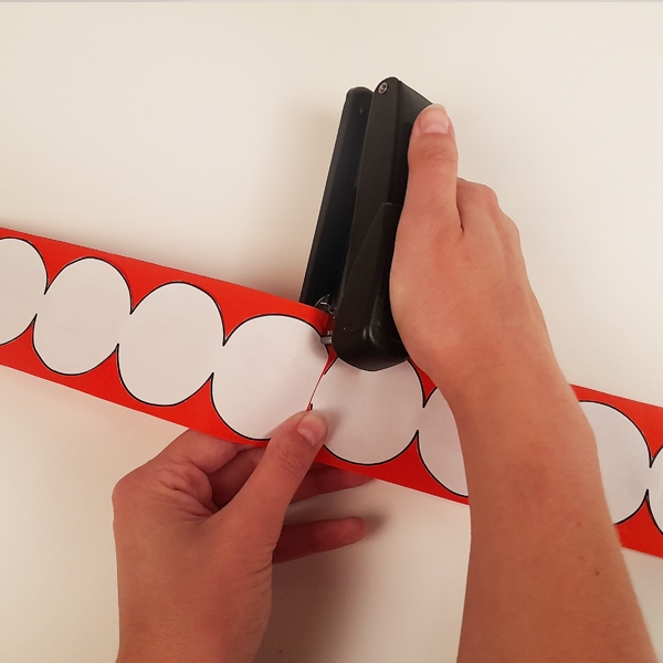 Bostik DIY South Africa Tutorial Paper Santa Hat step 4