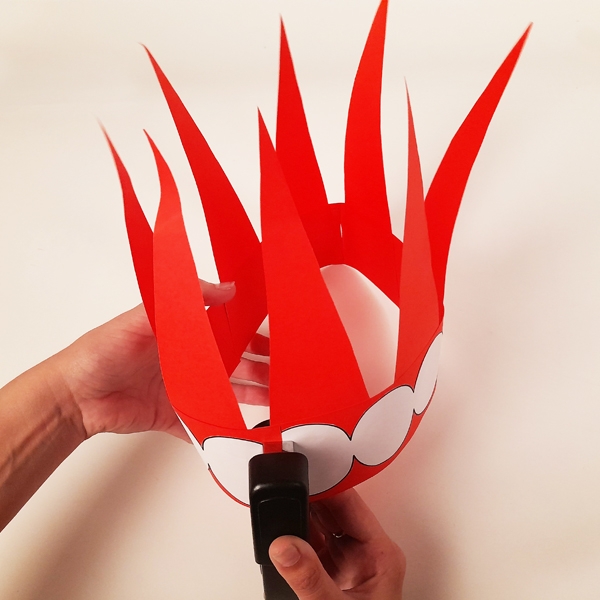 Bostik DIY South Africa Tutorial Paper Santa Hat step 7