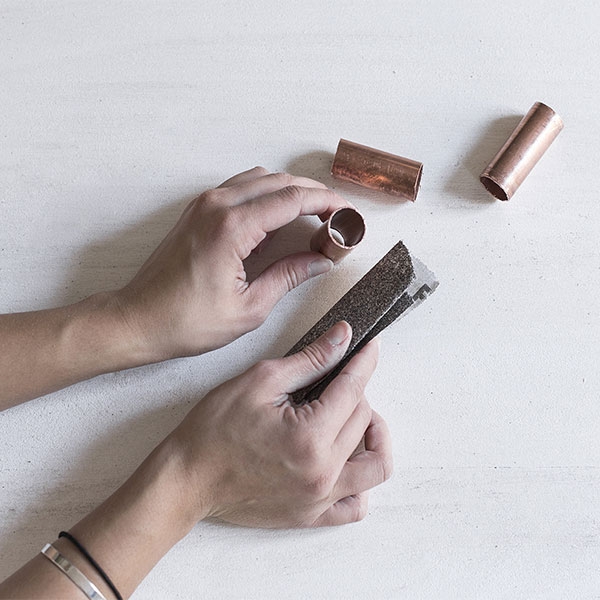 Bostik DIY Australia tutorial flower candleholder step 2