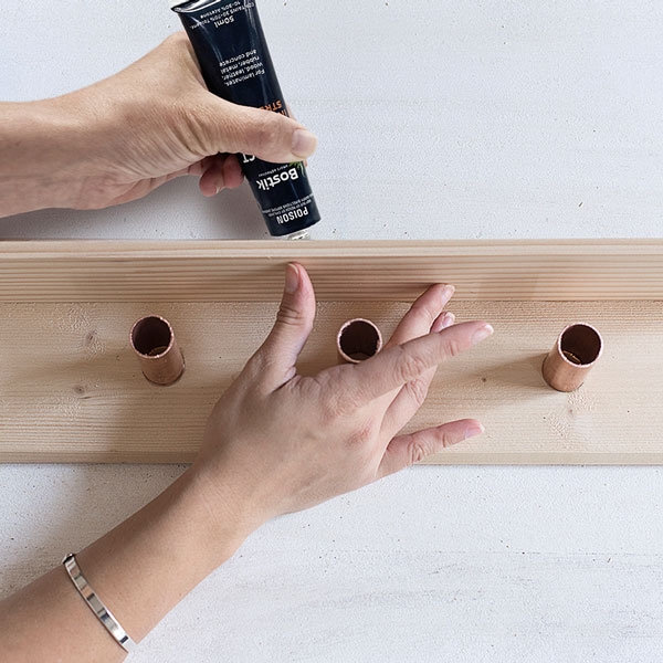 Bostik DIY Australia tutorial flower candleholder step 4