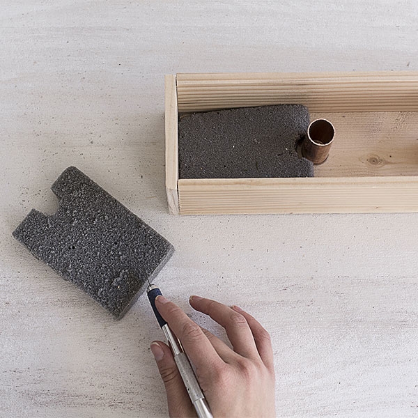 Bostik DIY Australia tutorial flower candleholder step 5