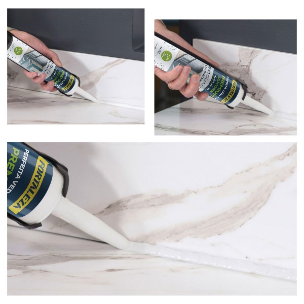 Bostik DIY Brasil tutorial Como Selar Uma Pia De Cozinha step 3