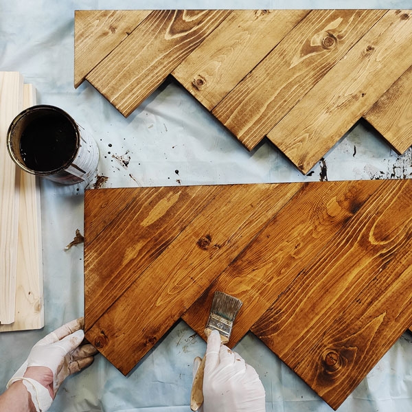 Bostik DIY Greece Tutorial Mountains step 12