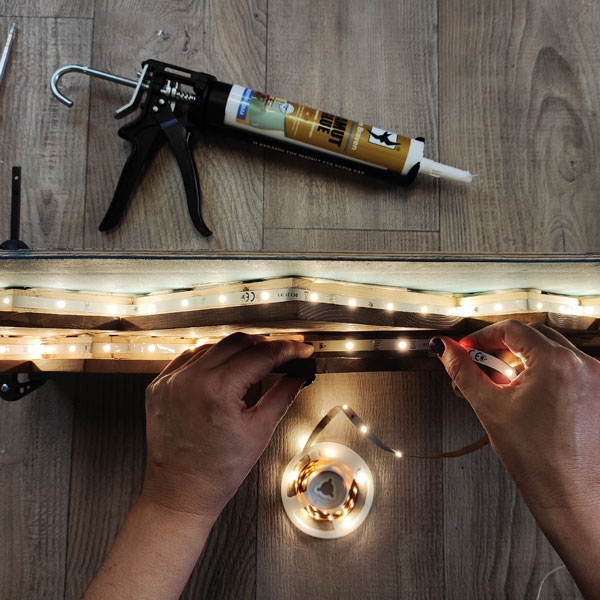 Bostik DIY Greece Tutorial Mountains step 14