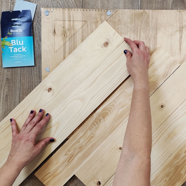 Bostik DIY Greece Tutorial Mountains step 2