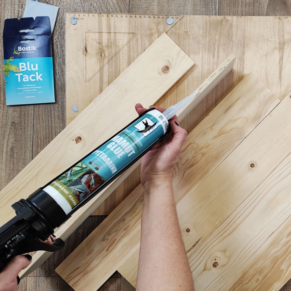 Bostik DIY Greece Tutorial Mountains step 4