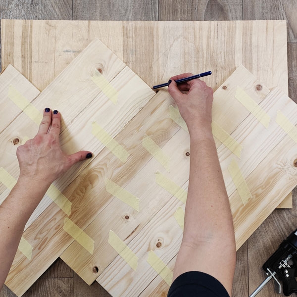 Bostik DIY Greece Tutorial Mountains step 5