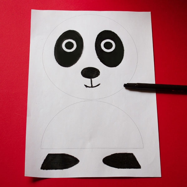 Bostik DIY South Africa Tutorial Panda step 1