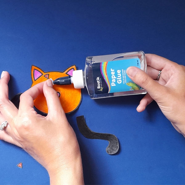 Bostik DIY South Africa Tutorial Paper Roll Cat step 4