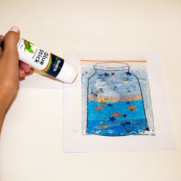 Bostik DIY South Africa Tutorial Ocean Notebook Step 6